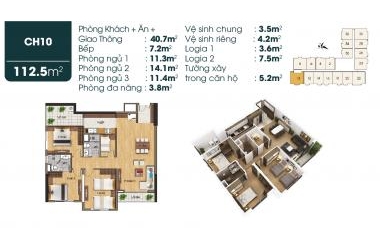 CĐT bán căn hộ góc 4PN, 113m2 từ 810 triệu, vay ưu đãi 70% GTCH tại Long Biên TSG Lotus Sài Đồng Long Biên Hà Nội